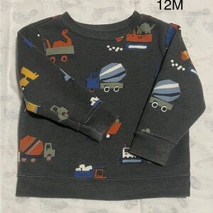 Toddler Construction Print Sweatshirt